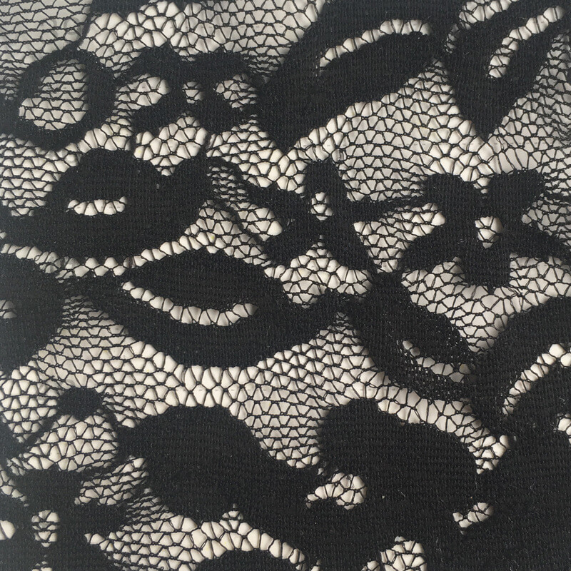 Lace Trim Nylon Warp Knit Lace Fabric for Apparel Wholesale Supplier 11